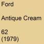 Preview: Ford, Antique Cream, 62 (1979).